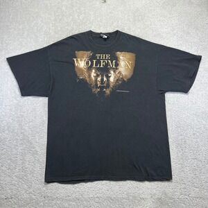 Rock Rebel The Wolfman T-Shirt XXL Black Universal Studios Graphic Horror Promo